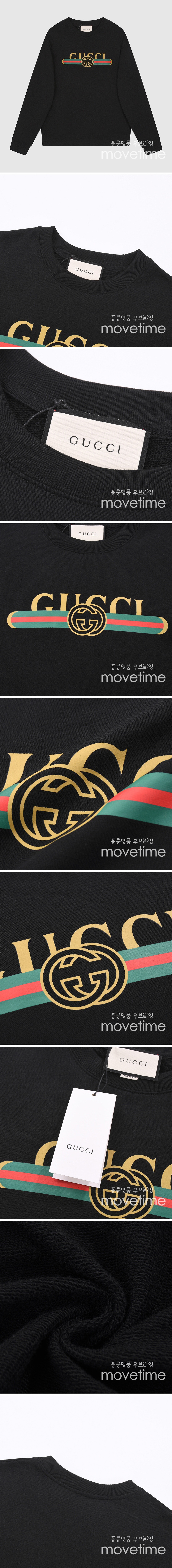 [홍콩명품.Gucci] 구찌 23SS 로고 그래픽 프린트 맨투맨 (블랙), BM8786, JU, 온라인명품쇼핑몰,남자명품의류,인터넷쇼핑몰,해외직구