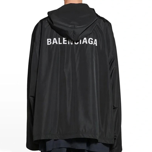 [홍콩명품.BALENCIAGA] 발렌시아가 23SS 로고 프린트 바람막이 자켓 (블랙), BM8819, KB, 온라인명품쇼핑몰,남자명품의류,인터넷쇼핑몰,해외직구