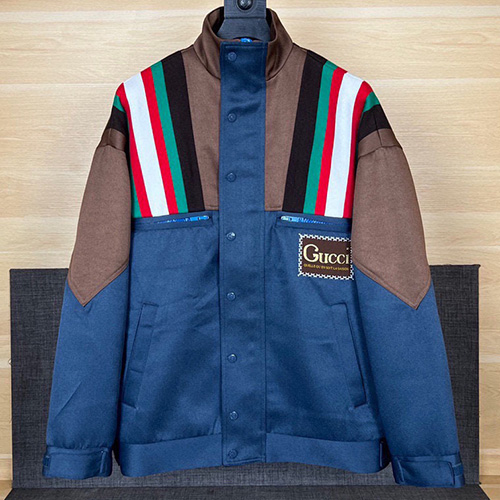 [홍콩명품.Gucci] 구찌 23SS 라벨 드릴 자켓 614483, BM9154, JU, 온라인명품쇼핑몰,남자명품의류,인터넷쇼핑몰,해외직구