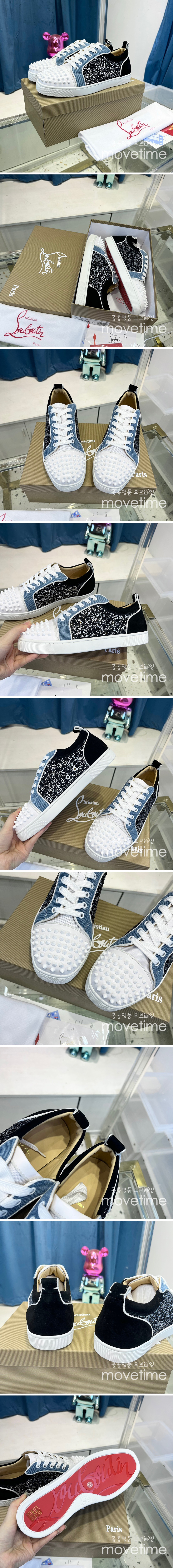 [홍콩명품.Christian Louboutin] 크리스챤루부탱 23SS 로고 운동화 스니커즈, SE2112, ALW, 무브타임사이트,인터넷명품쇼핑몰,남자명품,슈즈,신발