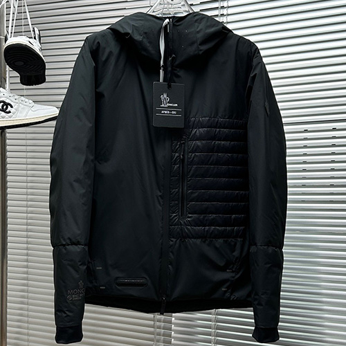 [홍콩명품.MONCLER] 몽클레어 23SS 로고 후드 다운 바람막이 자켓 (블랙), BM9879, JS, 온라인명품쇼핑몰,남자명품의류,인터넷쇼핑몰,해외직구