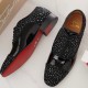 [홍콩명품.Christian Louboutin] 크리스챤루부탱 23SS 로고 가죽 레어어드 정장 구두, SE2151, S2, 무브타임사이트,인터넷명품쇼핑몰,남자명품,슈즈,신발