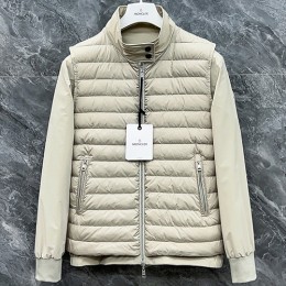 [홍콩명품.MONCLER] 몽클레어 23SS 로고 레이어드 경량 다운 패딩 자켓 (아이보리), BM10081, KSM, 온라인명품쇼핑몰,남자명품의류,인터넷쇼핑몰,해외직구