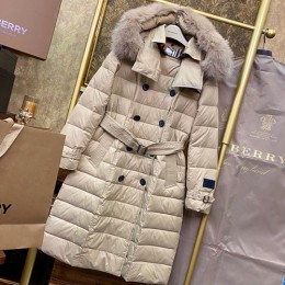 [홍콩명품.Burberry] 버버리 23SS 로고 패딩 퍼후드 코트 (베이지), BM10155, S1F, 홍콩명품가방,명품쇼핑몰,크로스백,핸드백,구매대행,무브타임