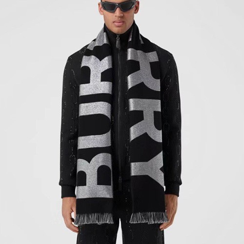 [홍콩명품.Burberry] 버버리 23SS 로고 33-188 스카프 (블랙), ET1744, JX, 홍콩명품쇼핑몰,무브타임,악세사리,잡화,생활용품