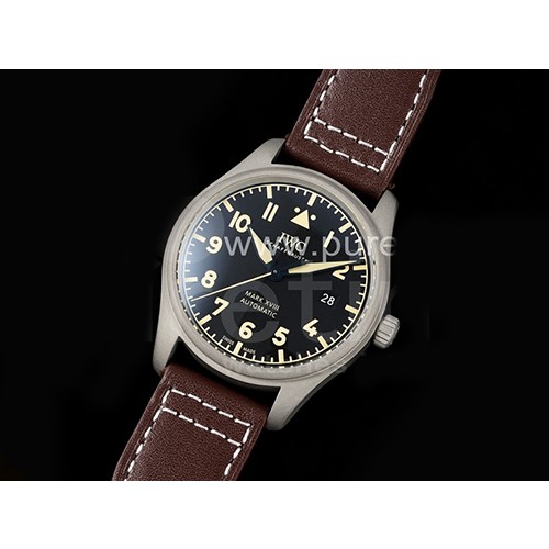 [홍콩명품시계.IWC] 아이더블유씨 파일럿 마크 티타늄 블랙 다이얼