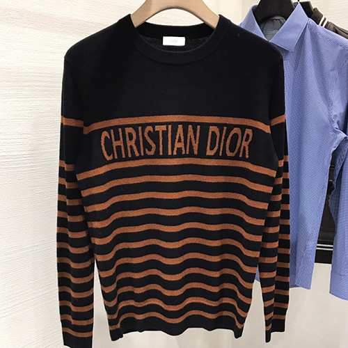 [홍콩명품,Christian Dior] 디올 23SS 로고 스트라이프 니트 스웨터, BM10390, JQ, 홍콩명품가방,명품쇼핑몰,크로스백,핸드백,구매대행,무브타임