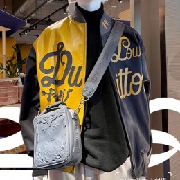 [홍콩명품.LOUIS VUITTON] 루이비통 23SS 모노그램 가죽 봄버 바시티 자켓 1AB989, BM10563, TOM, 홍콩명품가방,명품쇼핑몰,크로스백,핸드백,구매대행,무브타임