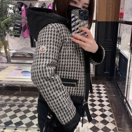 [홍콩명품.MONCLER] 몽클레어 23SS 로고 여성 후드 퀄티드 구ㅡ다운 패딩 자켓 (블랙), BM10955, KSM, 홍콩명품의류,구매대행,온라인명품