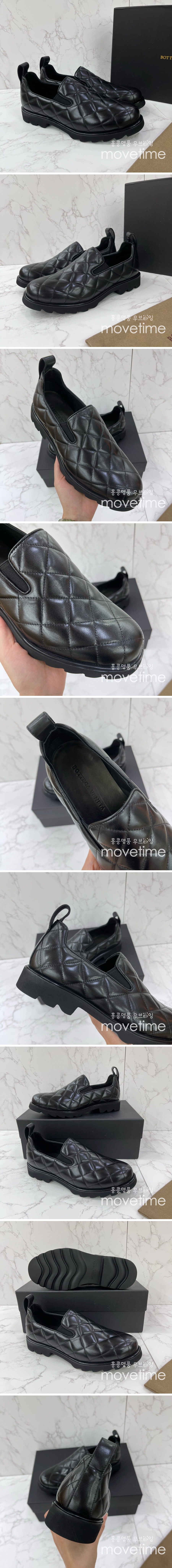 [홍콩명품.BOTTEGA VENETA] 보테가베네타 23SS 로고 가죽 퀄팅 구두, SE2350, PMD, 홍콩명품쇼핑몰,무브타임,악세사리,잡화,생활용품