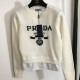 [홍콩명품,PRADA] 프라다 24SS 로고 여성 2톤 니트 스웨터 (3컬러), BM11534, BR, 홍콩명품의류,구매대행,온라인명품