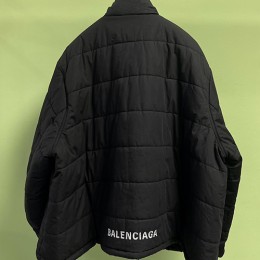[홍콩명품.BALENCIAGA] 발렌시아가 24SS 로고 솜패딩 자켓 (블랙), BM11869, JL, 홍콩명품의류,구매대행,온라인명품
