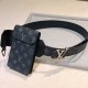 [홍콩명품.LOUIS VUITTON] 루이비통 24SS 로고 모노그램 + 벨트백 가죽 벨트 (블랙), BT1058, BRB, 명품레플리카,인터넷쇼핑몰,남자명품,해외직구