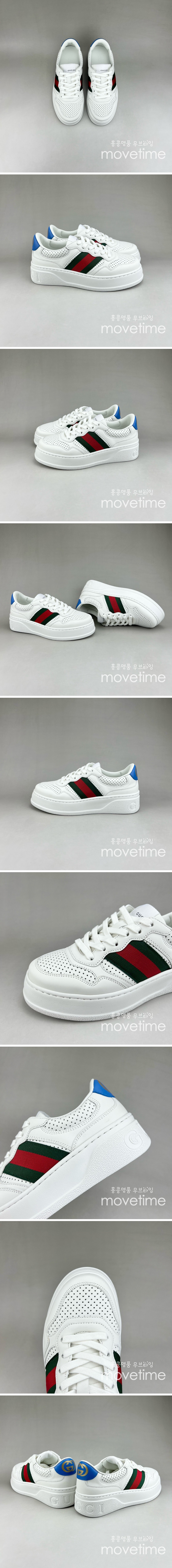 [홍콩명품.Gucci] 구찌 24SS 로고 운동화 스니커즈 (화이트), SE2571, S3, 홍콩명품쇼핑몰,무브타임,악세사리,잡화,생활용품