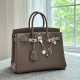 [홍콩명품.Hermes] 에르메스 24SS 로고 Birkin25 가죽 토트백 핸드백 (브라운), BGM2464, H3, 홍콩명품가방,명품쇼핑몰,크로스백,핸드백,구매대행,무브타임