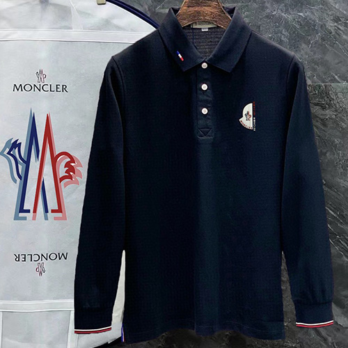 [홍콩명품.MONCLER] 몽클레어 24SS 로고 폴로 긴팔 티셔츠 (3컬러), BM12176, TOP, 홍콩명품의류,구매대행,온라인명품