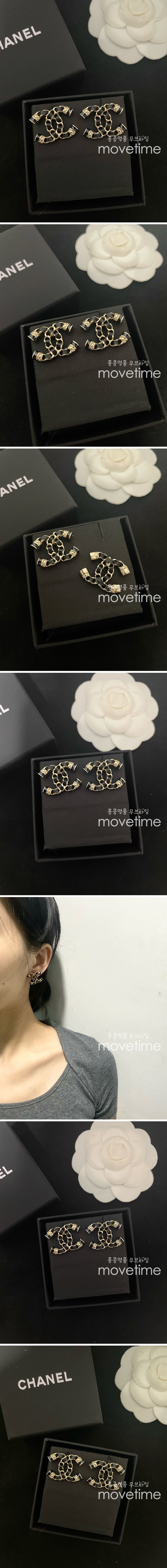 [홍콩명품.CHANEL] 샤넬 24SS 로고 골드 이어링 귀걸이, ET1964, SL, 명품악세사리,팔찌,귀걸이,반지