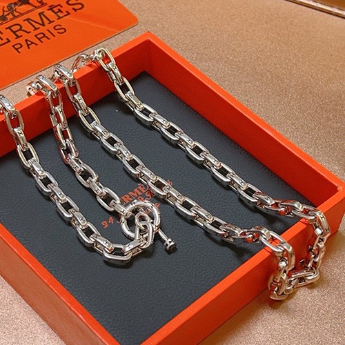 [홍콩명품.Hermes] 에르메스 24SS 로고 은장 목걸이, ET2029, AGG, 홍콩명품가방,명품쇼핑몰,크로스백,핸드백,구매대행,무브타임