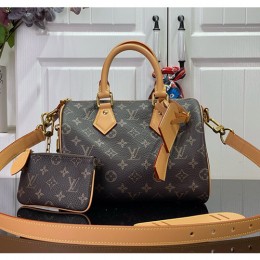 [홍콩명품.LOUIS VUITTON] 루이비통 24SS 모노그램 스피디 반들리에25 M24443 (브라운), BGM2762, JASON, 홍콩명품가방,명품쇼핑몰,크로스백,핸드백,구매대행,무브타임