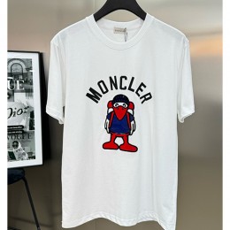 [홍콩명품.MONCLER] 몽클레어 24SS 로고 그래픽 코튼 반팔 티셔츠 (2컬러), BM12964, JS, 홍콩명품의류,구매대행,온라인명품