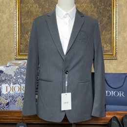 [홍콩명품,Christian Dior] 디올 24SS 로고 자수 정장 수트 자켓 (그레이), BM13101, S1F, 홍콩명품의류,구매대행,온라인명품