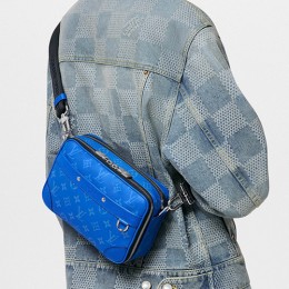 [홍콩명품.LOUIS VUITTON] 루이비통 24SS 남성 가방 알파 메신저 백 Blue M31016, BGM2864, 홍콩명품가방,명품쇼핑몰,크로스백,핸드백,구매대행,무브타임