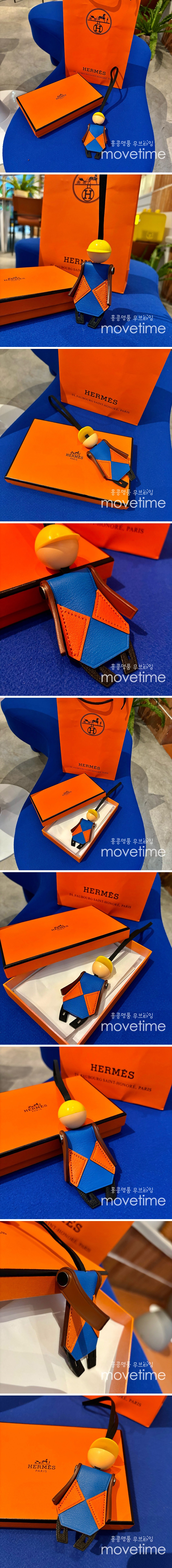 [홍콩명품.Hermes] 에르메스 24SS 로고 Rodeo pegase 백참 (블루), BGM2910, AGG, 홍콩명품가방,명품쇼핑몰,크로스백,핸드백,구매대행,무브타임