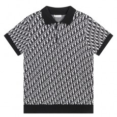 [홍콩명품,Christian Dior] 디올 24SS 로고 오블리크 니트 폴로 반팔 티셔츠 (2컬러), BM13421, JU, 홍콩명품의류,구매대행,온라인명품