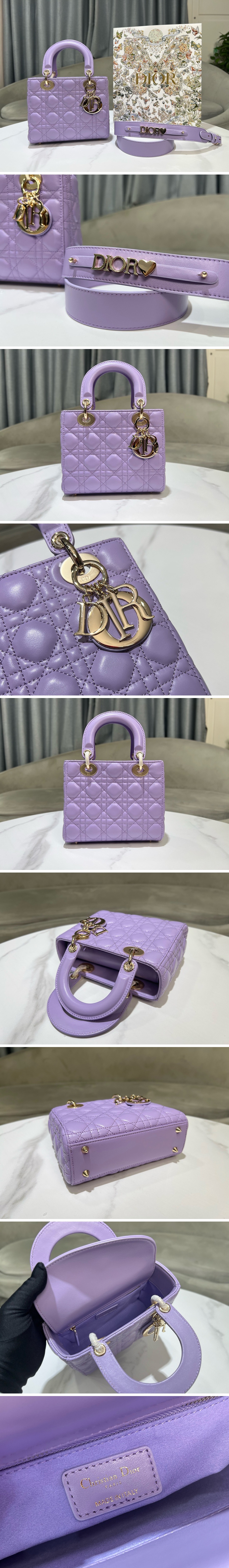 [홍콩명품,Christian Dior] 디올 24SS 로고 레이디 스몰 핸드백 크로스백 (퍼플), BGM3049, 홍콩명품가방,명품쇼핑몰,크로스백,핸드백,구매대행,무브타임