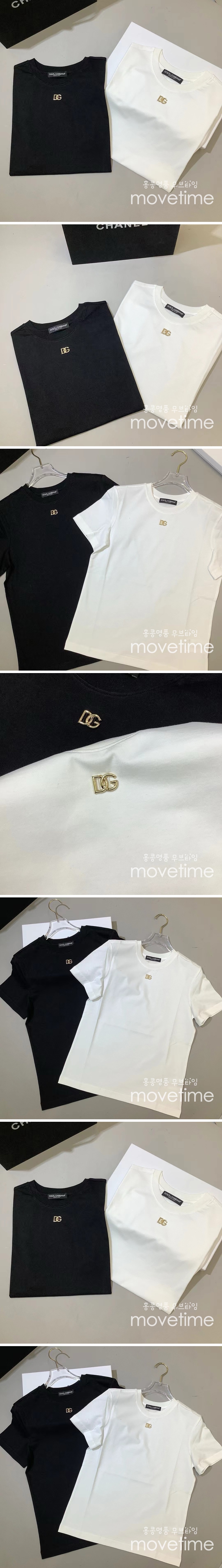 [홍콩명품.D&G] 돌체앤가바나 24SS 로고 여성 반팔 티셔츠 (2컬러), BM14480, D2W, 홍콩명품의류,구매대행,온라인명품