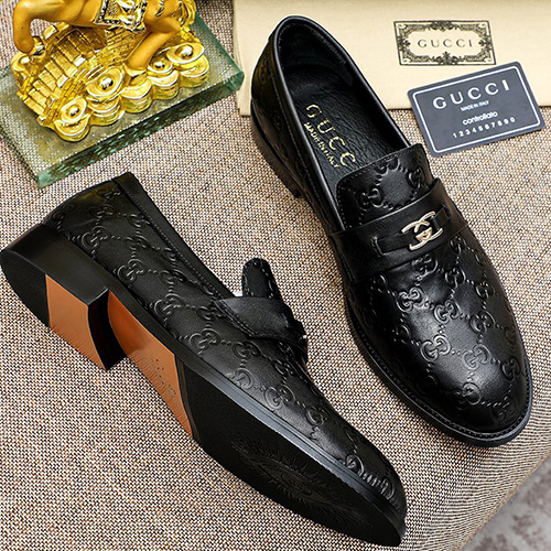 [홍콩명품.Gucci] 구찌 24SS 로고 GG수프림 레더 가죽 로퍼 구두 (블랙), SE3545, BR, 명품스니커즈,운동화,구두,로퍼,하이탑,신발