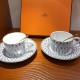 [홍콩명품.Hermes] 에르메스 24SS 선물용 로고 도자기 티컵 커피컵 세트 (6pcs), ET2611, ZAKKA, 명품악세사리,팔찌,귀걸이,반지