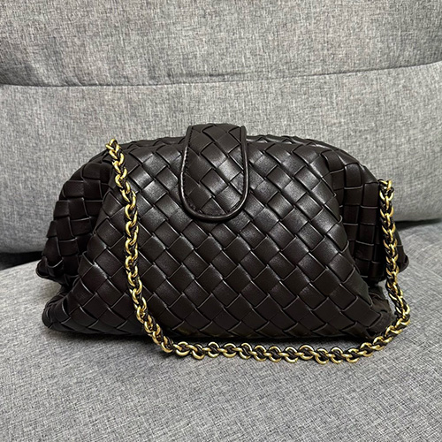 [홍콩명품.BOTTEGA VENETA] 보테가베네타 24SS 로고 Lauren 1980 teen clutch 인트레치아토 레더 가죽 크로스백 (블랙), BGM3328, BT, 홍콩명품가방,명품쇼핑몰,크로스백,핸드백,구매대행,무브타임