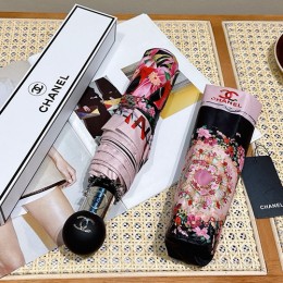 [홍콩명품.CHANEL] 샤넬 24SS 로고 패턴 선물용 휴대용 손잡이 장식 우산, ET2628, JX, 명품악세사리,팔찌,귀걸이,반지