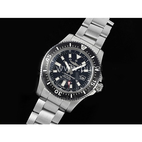 [홍콩명품시계.BREITLING] 브라이틀링 슈퍼오션 오토매틱 44mm 블랙 세라막 베젤 블랙 다이얼