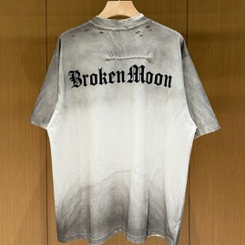 [홍콩명품,Broken Moon] 브로큰문 24SS 로고 여성 그라데이션 반팔 티셔츠, BM15301, TBG, 홍콩명품의류,구매대행,온라인명품