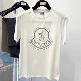 [홍콩명품.MONCLER] 몽클레어 24SS 로고 프린트 반팔 티셔츠 (2컬러), BM15370, JS, 홍콩명품의류,구매대행,온라인명품