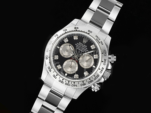 [홍콩명품시계.ROLEX] 로렉스 롤렉스 데이토나 126509 크로노 블랙/그레이 다이아몬드 다이얼, 메탈밴드