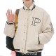 [홍콩명품,PRADA] 프라다 24SS 로고 P 바시티 자켓 (아이보리), BM16601, KB, 홍콩명품의류,구매대행,온라인명품