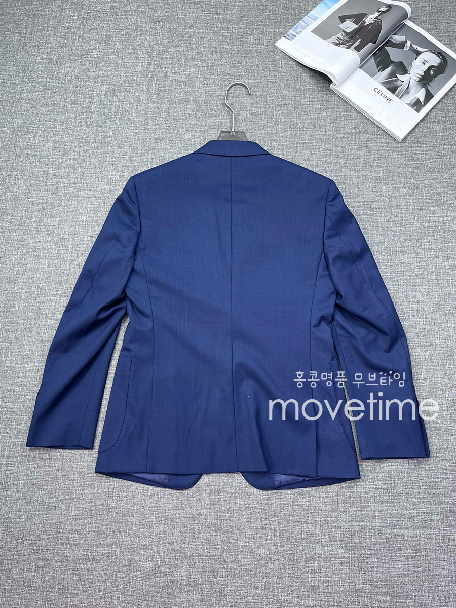 [홍콩명품, KITON] 키톤 24SS 로고 정장 수트 자켓 (블루), BM16700, JQ, 홍콩명품의류,구매대행,온라인명품