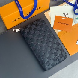 [홍콩명품.LOUIS VUITTON] 루이비통 24SS 로고 다미에 지퍼 장지갑 N60003 (블랙), BGM4038, BDA, 명품지갑,무브타임쇼핑몰,홍콩명품,사이트,명품쇼핑몰