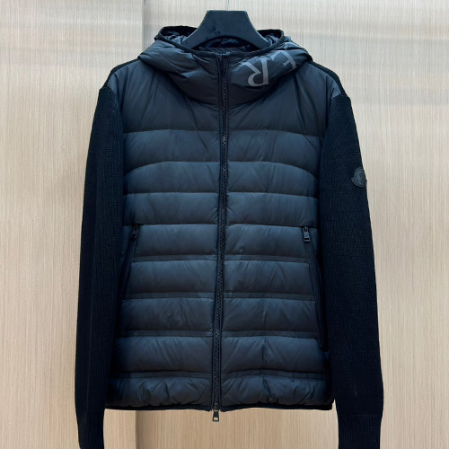 [홍콩명품.MONCLER] 몽클레어 24SS 로고 레이어드 후드 덕다운 패딩 자켓 (블랙), BM17038, KSM, 홍콩명품의류,구매대행,온라인명품