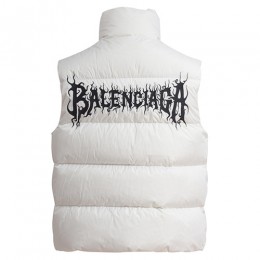 [홍콩명품.BALENCIAGA] 발렌시아가 24SS 로고 자수 덕다운 패딩 조끼 베스트 (2컬러), BM17122, JU, 홍콩명품의류,구매대행,온라인명품