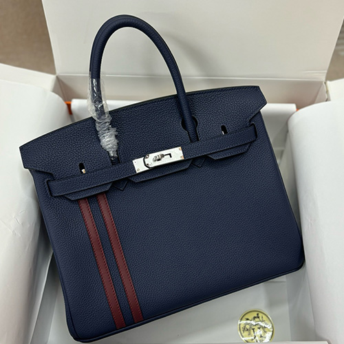 [홍콩명품.Hermes] 에르메스 24SS 로고 Birkin Officier 73 Blue Saphir 토트백 핸드백 (네이비-은장), BGM4181, 홍콩명품가방,명품쇼핑몰,크로스백,핸드백,구매대행