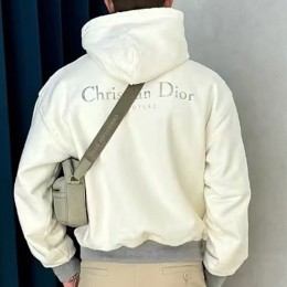 [홍콩명품,Christian Dior] 디올 24SS 로고 프린트 후드 티셔츠 (화이트), BM17442, JU, 홍콩명품의류,구매대행,온라인명품