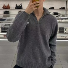 [홍콩명품.CELINE] 셀린느 24SS 로고 자수 하프지퍼 하이넥 니트 스웨터 (2컬러), BM17525, JL, 홍콩명품의류,구매대행,온라인명품