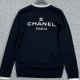 [홍콩명품.CHANEL] 샤넬 24SS 로고 자수 V넥 니트 스웨터 (블랙), BM17823, JQ, 홍콩명품의류,구매대행,온라인명품