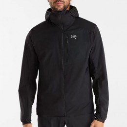 [가격문의][홍콩명품. ARCTERYX] 아크테릭스 23SS 로고 후드 바람막이 다운 파카 자켓 (블랙), BM17862, X2, 홍콩명품의류,구매대행,온라인명품