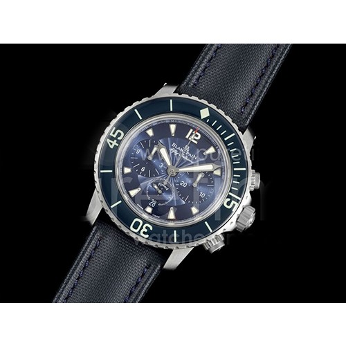 [BLANCPAIN] 블랑팡 피프티 패덤스 크로노 45mm 블루 다이얼