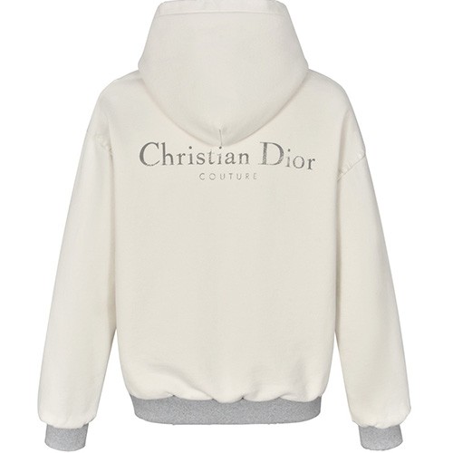 [홍콩명품,Christian Dior] 디올 25SS 로고 프린트 빈티지 후드 티셔츠 (아이보리), BM18637, KB, 홍콩명품의류,구매대행,온라인명품